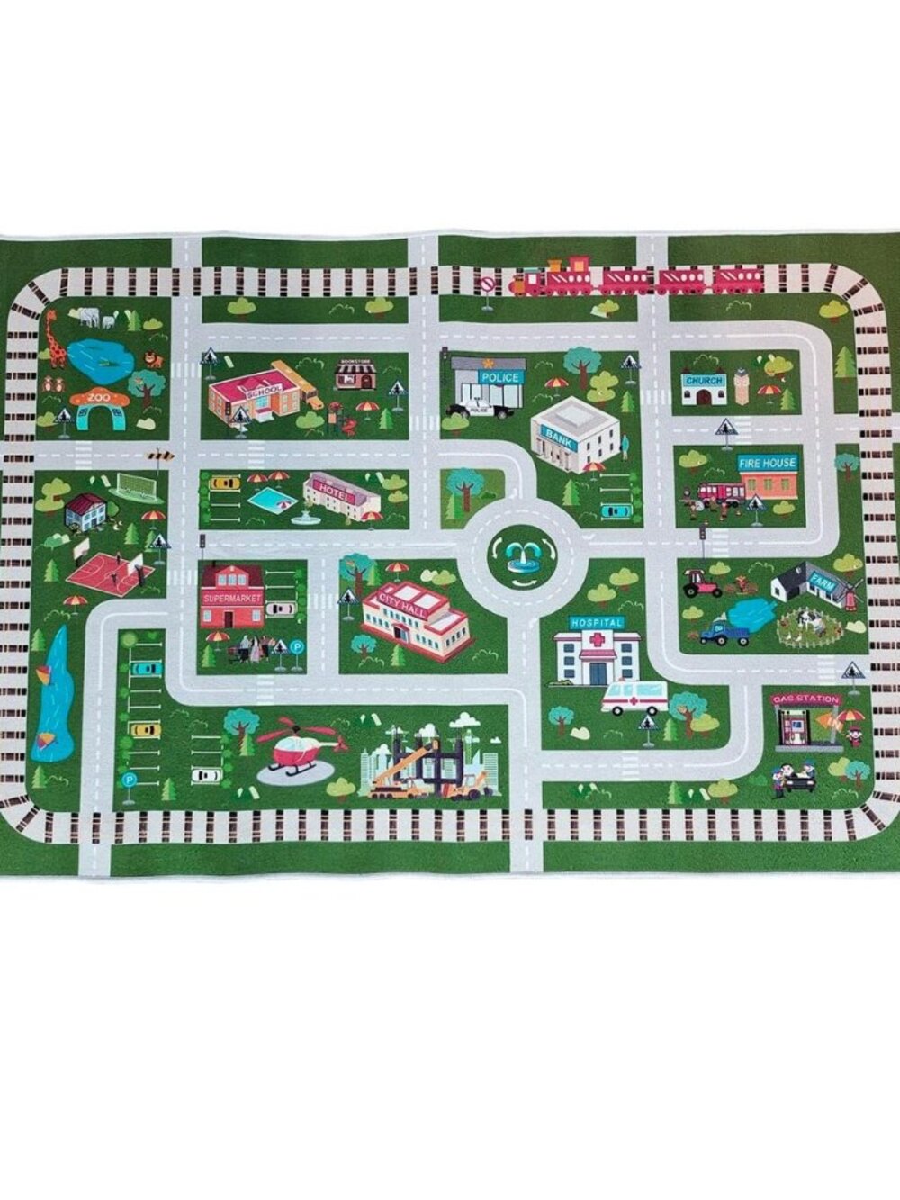 Kids Playroom Road Rug